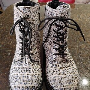 Women's noTorrid Stylish Tweed Lace-Up Ankle Boots